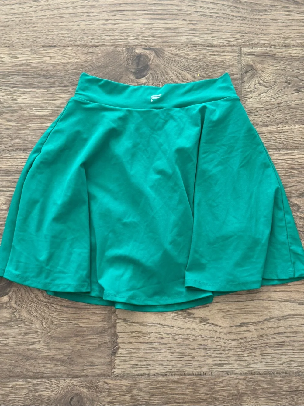 Fabletics Green Matching Set Crop Top & Skirt Set